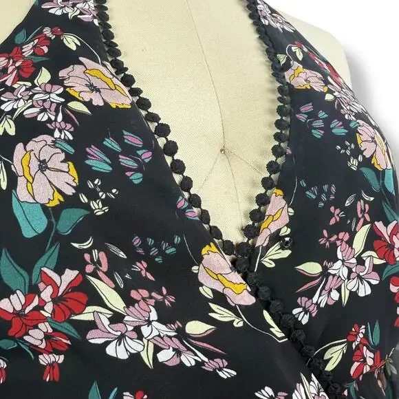 New w/Tags NICHOLAS pure silk floral flowing Goddess cold shoulder dress - Picture 16 of 16